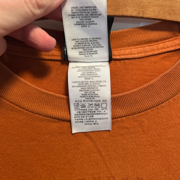 Vintage Harley Davidson New Orleans Louisiana Long Sleeve Shirt Size XL Orange - Picture 4 of 10